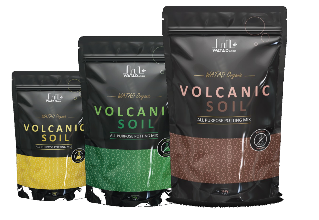 WATAD volcanic soil packaging